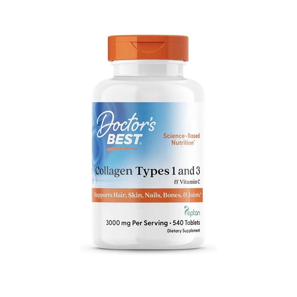 3 Pack Of Doctor’s Best Collagen Types 1 & 3 – 3000 mg – 540 Tablets Exp:6/2027